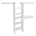 thumbnail image 1 of Closetmaid Ss25-Cos Suitesymphony 7 To 10 Foot Wide Closet System Kit - White, 1 of 7