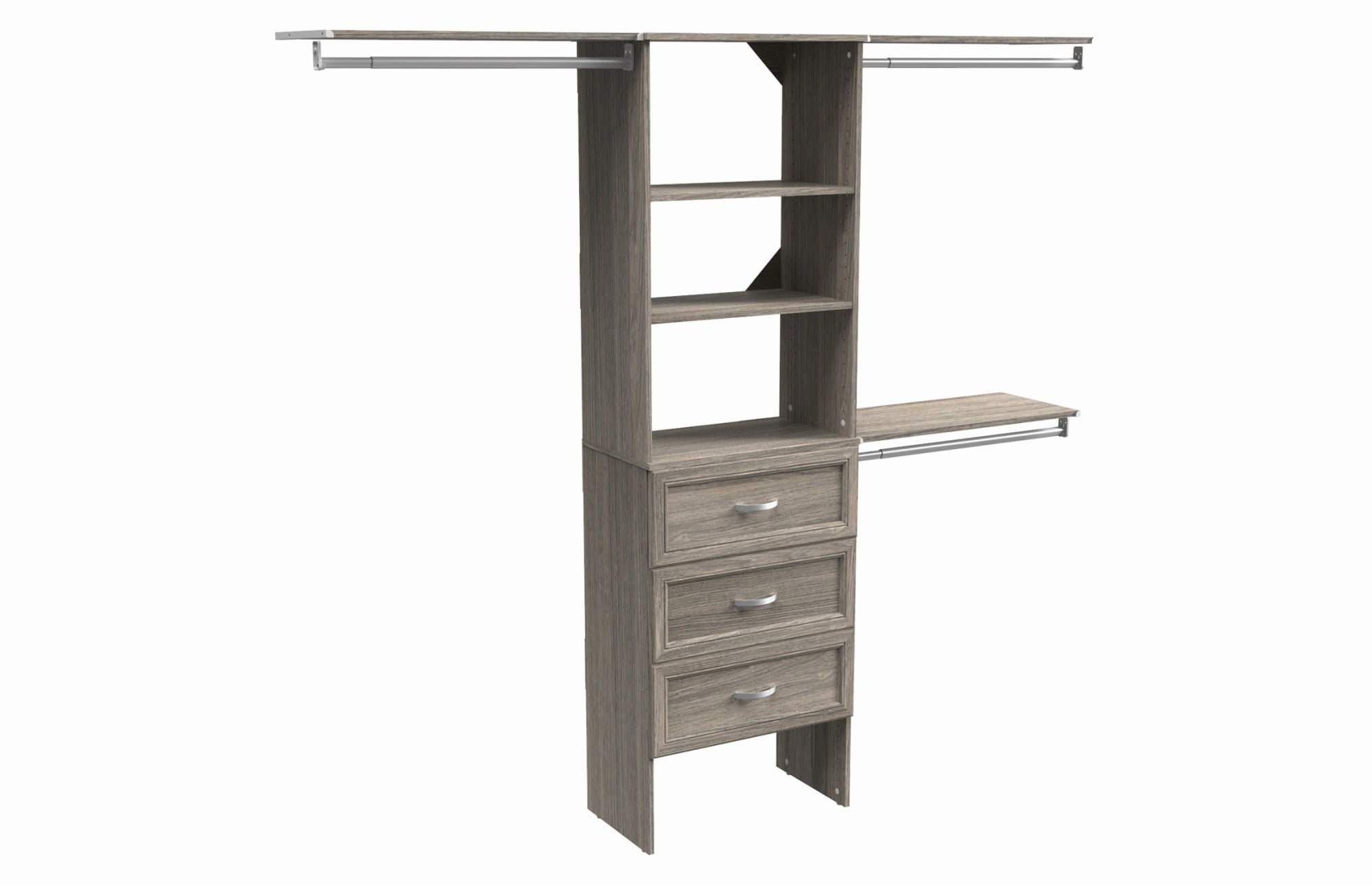 Closetmaid Ss25Cos3dr Suitesymphony 7 To 10 Foot Wide Closet System