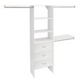 thumbnail image 1 of Closetmaid Ss25-Cos3dr Suitesymphony 7 To 10 Foot Wide Closet System Kit - White, 1 of 7