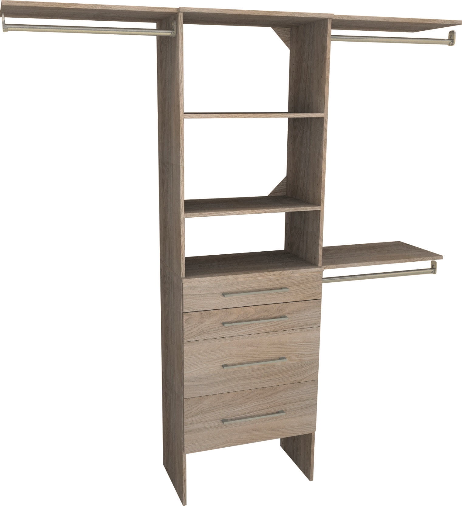 Closetmaid Ss25Cos4drM Suitesymphony 7 To 10 Foot Wide Closet System