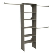 Closetmaid 661625 Suitesymphony 7 To 10 Foot Wide Closet System Kit - Grey