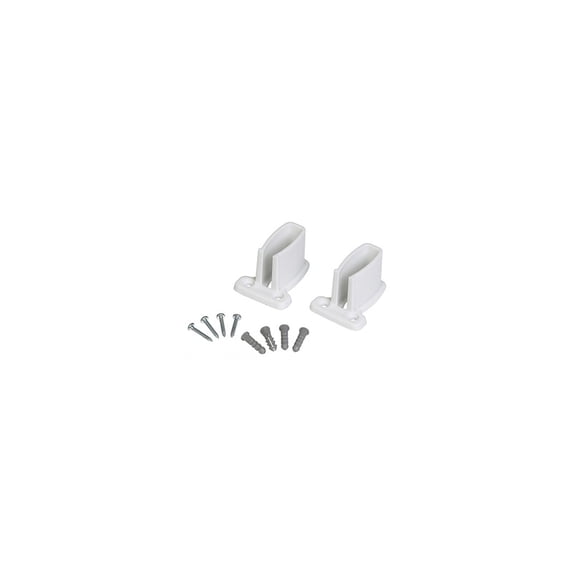 Closetmaid White Wire Shelving Wall Bracket (2-Count) 2662000