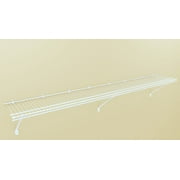 closetmaid 3304840 wood shelf kit, 6-foot x 12-inch, white
