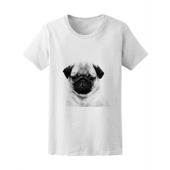 Closeup Of Pug Dog Tee Women's -Image by Shutterstock