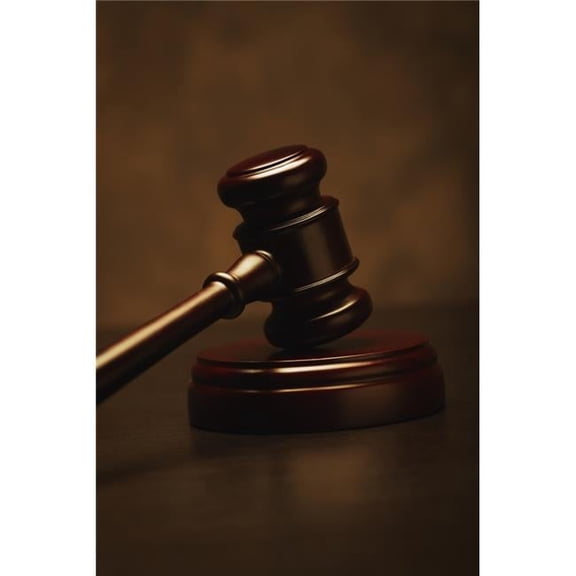 Closeup of A Gavel Poster Print by Kelly Redinger, 22 x 34 - Large