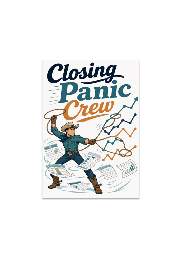 Closing Panic Crew Data Analyst Art - Data Analyst - 13x19 Poster Print