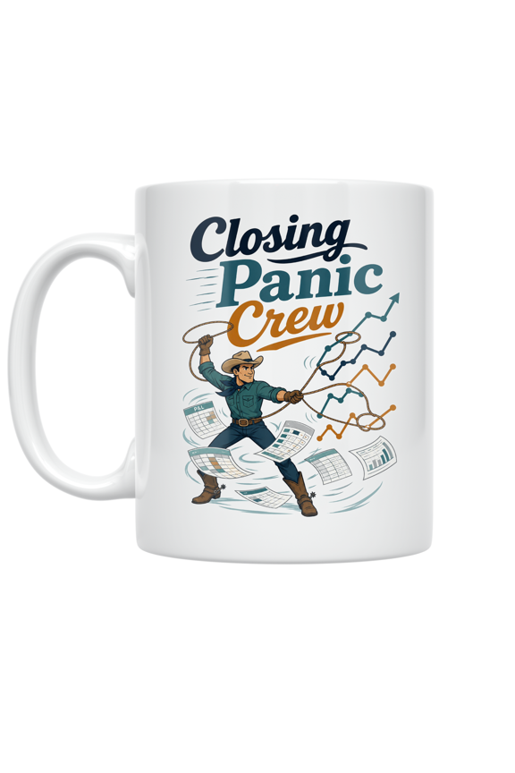 Closing Panic Crew Data Analyst Design - Data Analyst - 11 oz Ceramic Coffee Mug
