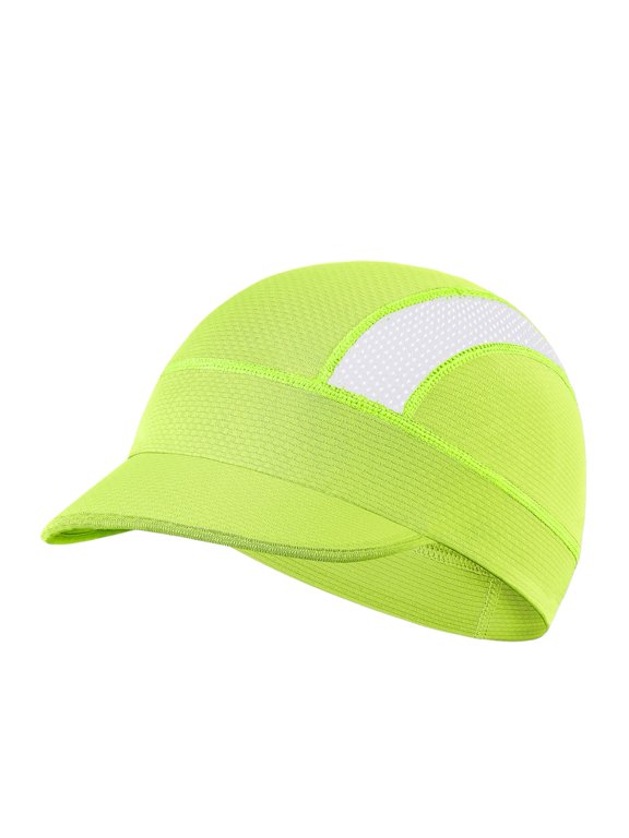 Cooling Cycling Cap Skull Caps Under Helmet Mesh Hats with Sun Visor for Bike Hard Hat Liner for Men
