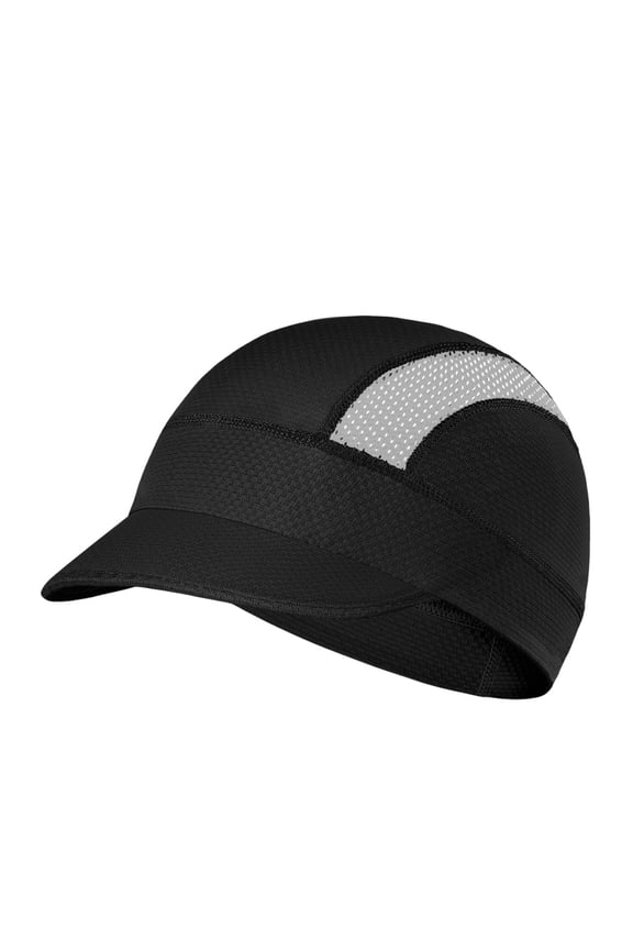 Cooling Cycling Cap Skull Caps Under Helmet Mesh Hats with Sun Visor for Bike Hard Hat Liner for Men