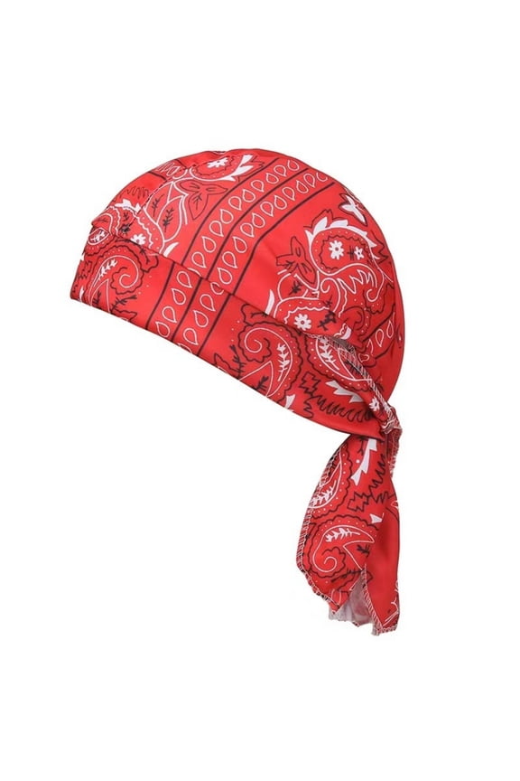 Elastic Cooling Headscarf, Cooling Bandana Cap for Men Women, Breathable Paisley Headband for Running Cycling Motorcycle