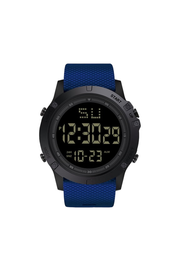 Men's Digital Sports Watch, Large Face Wristwatch for Men, 50M Waterproof, LED Backlight, Alarm, Stopwatch, Rugged Outdoor Watch for Running, Work and Gym