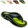 thumbnail image 1 of Clossjun Mens Comfortable Summer Flip Flops With Thick Soles Non-Slip Lightweight Fashion Casual Sandals Arch Support Shower Shoes 43, 1 of 6