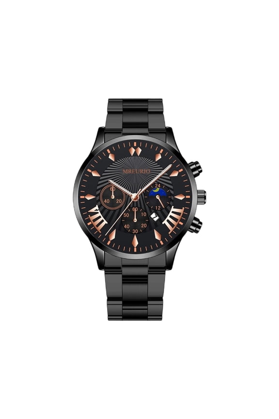 Mens Watches Luxury Waterproof Luminous Easy Read Chronograph Watches with Calendar Wrist Watches