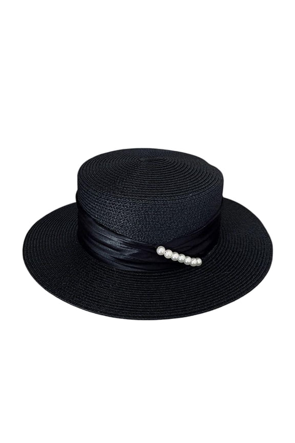 Paperstraw Mesh Fedora Panama Sun Summer Beach Hat Banded Boater Hat