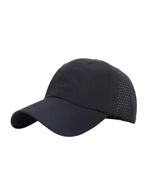 Quick Dry Performance Run Hat for Men Women Lightweight Adjustable Sports Cap UPF 50+ Sun Protection Baseball Cap