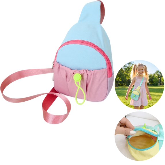Clossjun Teens Bags Back to School Gifts Fanny Pack Crossbody Bag Adjustable Belt Fashion Waist Packs Daily Wear Travel Shoulder Bags for Teen Pink