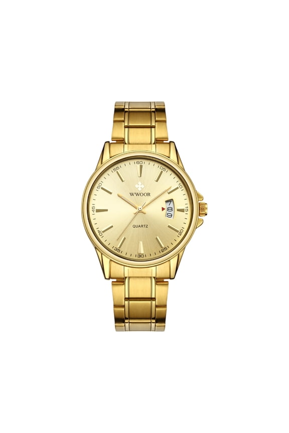 Watches for Men Wristwatch Luxury Business Dress Stainless Steel Luminous Waterproof Calendar Mens Watch