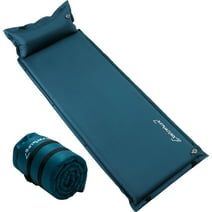 Clostnature Self Inflating Sleeping Pad for Camping, 1.5 inch Sleeping Mat for Backpacking,Blue