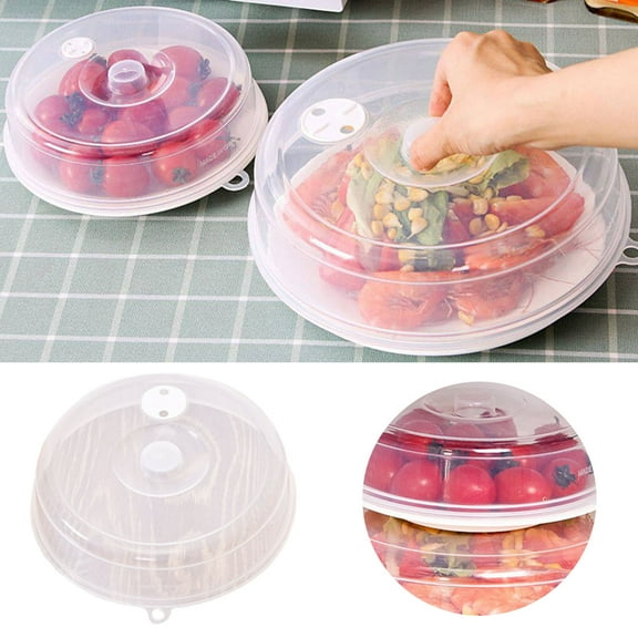 Closure Bags & lids & Boxes Plate Cover Splatter Lid For Microwave With Steam Vent Bowl Food Dome Plastic Microwave-safe lid cover