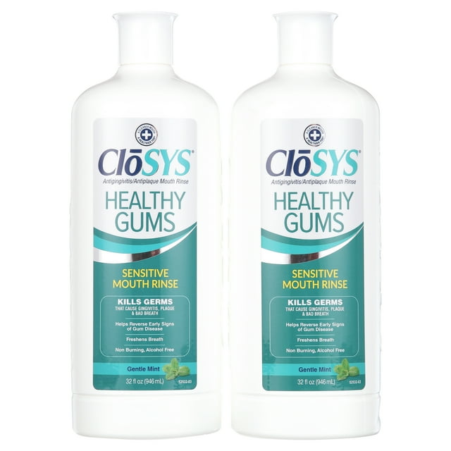 Closys Healthy Gums Mouthwash, Antiplaque and Antigingivitis for Gum