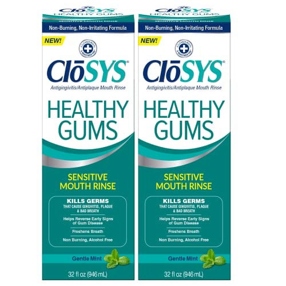 Closys Healthy Gums Mouthwash, Antiplaque and Antigingivitis for Gum