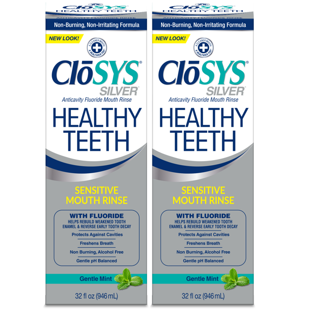 Closys Healthy Teeth AntiCavity Oral Rinse Mouthwash with Fluoride
