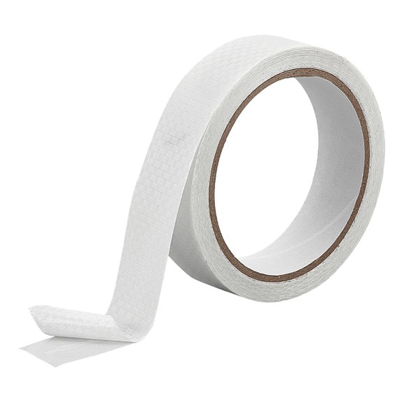 Cloth Adhesive Tape Repairing Tears Cracks Leaks for Backpack Tent Awnings Inflatable Mattresses White 25.4mm 45m/pc