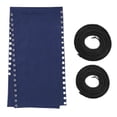 thumbnail image 1 of Cloth Chair Replacement Fabric, Navy Outdoor Chair Repair Kit, Chair Replacement Fabric & Bungee Rope Kit, Anti-Sag Mesh Sling Repair for Outdoor Patio Beach Chair, Grey Color, by Goohae, 1 of 9