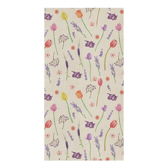 Cloth Cleaning Household Absorption Water Dishcloth Kitchen Towel Hand Tea Printed Bicycle Lavender Flower Fresh Purple Farm