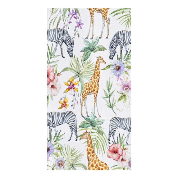 Cloth Cleaning Towel Wiping Microfiber Accessories Tools Kitchen Household Towels Kitchen Closeup Stripes White And Black Zebra