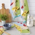 thumbnail image 1 of Cloth Cleaning Towel Wiping Microfiber Accessories Tools Kitchen Household Towels Kitchen Postmark Butterfly Sunflower Flower, 1 of 6