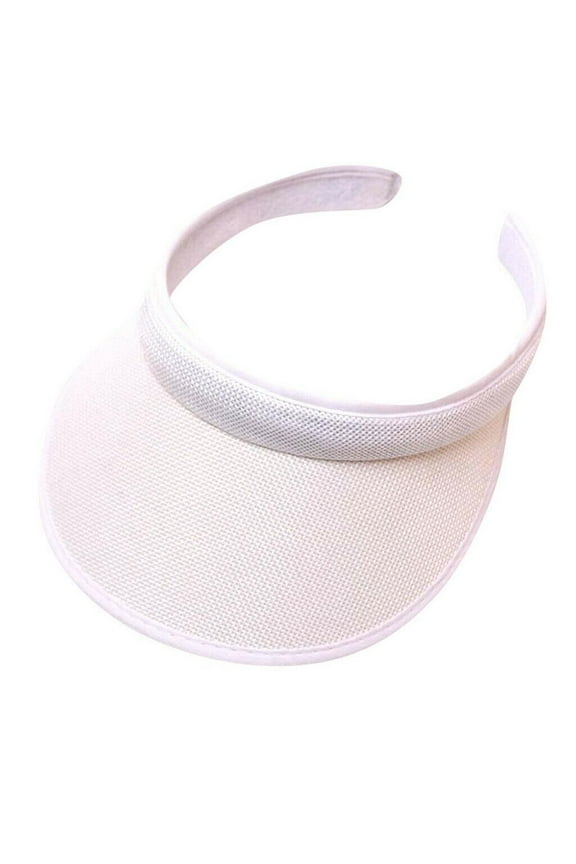 Cloth Covered Slip On Visor, Sun Sports Visor Hats Cap for Women Adjustable Cap