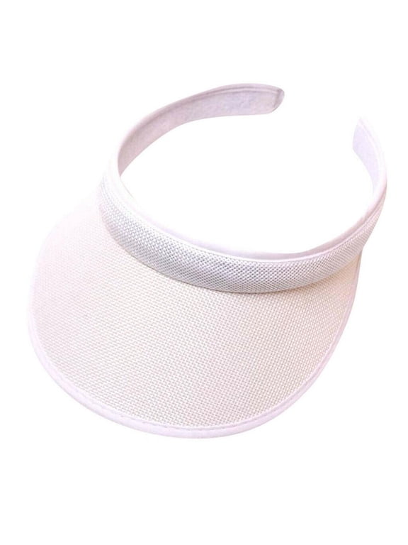 Cloth Covered On Visor, Sun Sports Visor Hats Cap for Women Adjustable Cap