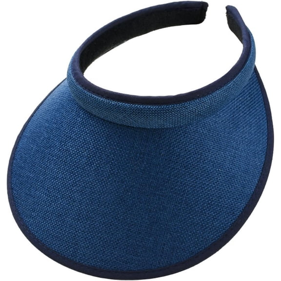 Cloth Covered Slip-On Visor for Women, Adjustable Cap Sports Sun Visors for Men