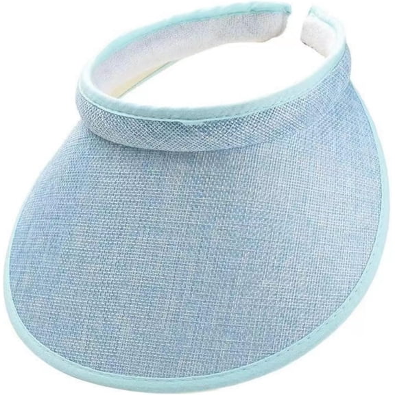 Cloth Covered Slip-On Visor for Women, Adjustable Cap Sports Sun Visors for Men
