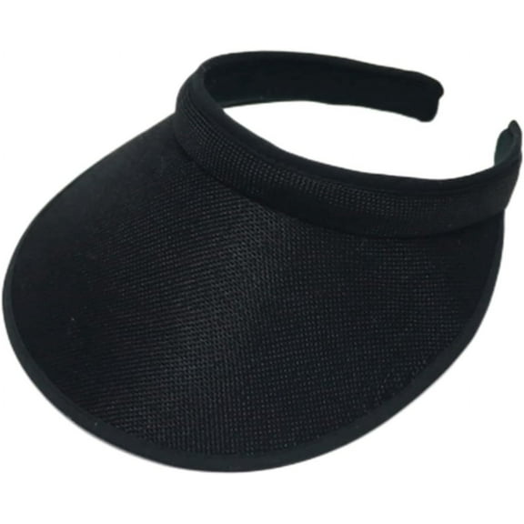 Cloth Covered Slip-On Visor for Women, Adjustable Cap Sports Sun Visors for Men