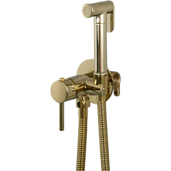 Cloth Diaper Shattaf, Bidet Faucets Brass Bathroom Ass Shower Sprayer, Toilet Bidet Mixer Bidet Hygienic Shower, Hot and Cold Anal Cleaner Faucet