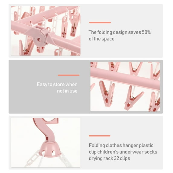 Red Outdoor Cloth Drying Rack Stand for Household Use, Portable Para Exterior, Child-Safe Design, 1 Piece