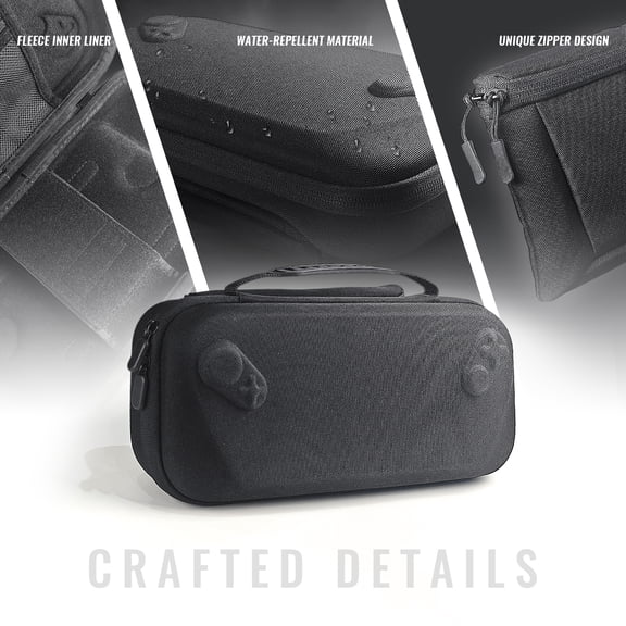 Cloth EVA Carrying Case Compatible for ROG Xbox Ally X , Gaming Console Travel Storage Bag Hard Shell Box Handheld Game 2 in 1 Sleeve Handbag for ROG XBOX Ally(Case Only)