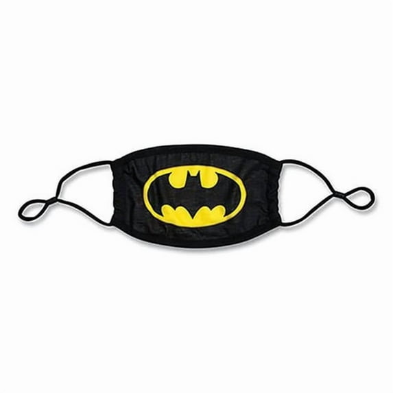 Cloth Face Mask with Batman Logo Print for Adult - Cotton, Polyester & Spandex