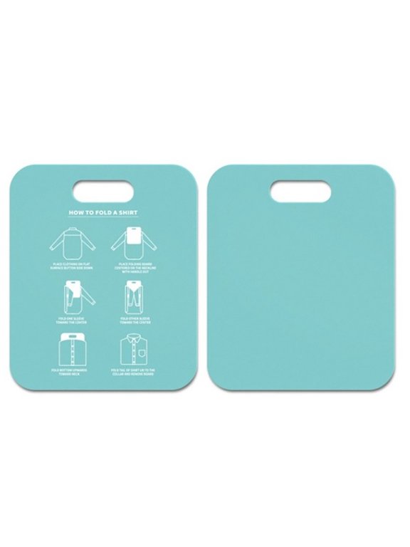 Cloth Fast Folder Clothes Folding Board Laundry Fold Board for T Shirts with Annular Hole Design, Rounded Corners, PP Material, Suitable for All Kind of Clothing, Easy to Use