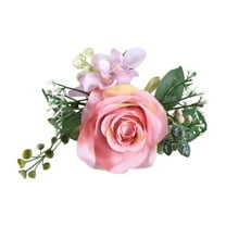 Cloth Flower Curtain Tie Backs Decorative Rope Holdbacks Rose Curtain Tieback Clips for Elegant Window Design