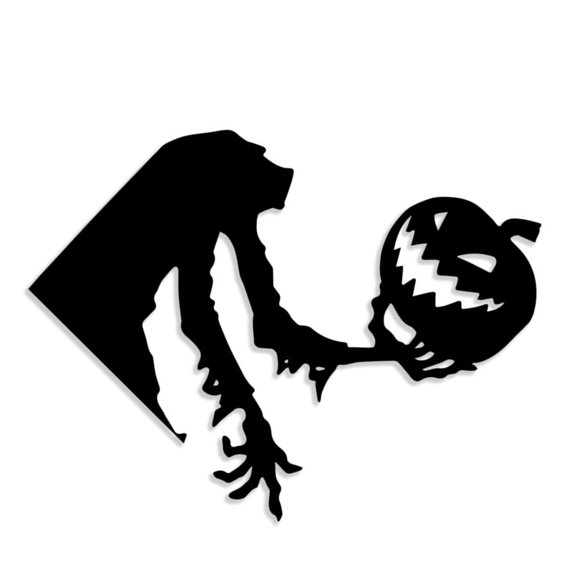 Cloth Halloween Skeleton Hand Wall Scary Party Door Decoration Multipurpose Removable Window Sticker