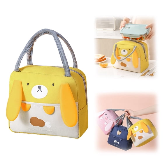 Cloth Insulated Bag Small Lunch Bag Portable Meal Bag Thick Lunch Bag Student Portable Insulated Lunch Box,bento case