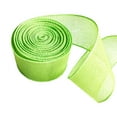 thumbnail image 1 of Cotton Like Bow Ribbon Fabric Strip Decor, Green Holiday Decorations Featuring Cotton Like Ribbons Bows of 5Cm Wide Fabric Strips Available in Multiple Colors., 1 of 9