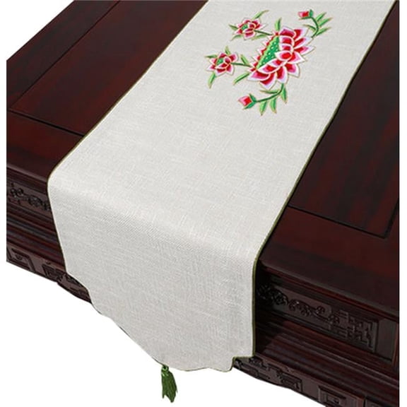 Cloth Linen Runner Coffee Drape Modern Tablecloth