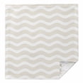 thumbnail image 1 of Cloth Napkins 1 Piece - 20x20 Inches, Cream Moire Washable Reusable Table Napkins, Water Ripple Stripe Farmhouse Soft & Absortbent Dining Napkin for Party Wedding Hotel Restaurant, 1 of 8