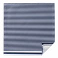 thumbnail image 1 of Cloth Napkins 1 Piece - 20x20 Inches, Farmhouse Navy Blue White Striped Washable Reusable Table Napkins, Modern Stripes Soft & Absortbent Dining Napkin for Party Wedding Hotel Restaurant, 1 of 8