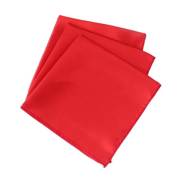 Cloth Napkins - 12 x 12 Inch Washable Polyester Dinner Napkins - Set of 10 Red Napkins - Great for Weddings, Parties, Holiday