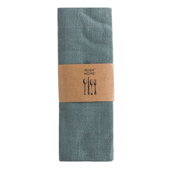 Cloth Napkins 2 Pack 12x16 Inches Flax Cotton Washable and Reusable Table Dinner Napkins for Hotel, Restaurant, Weddings,Spring Easter and Parties| Highly Absorbent Cloth Napkins